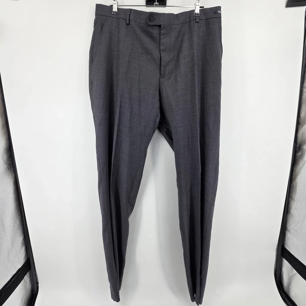 Jos a bank 1905 suit tailored fit blue 100% wool mens 48R blazer 40x37 pants new
